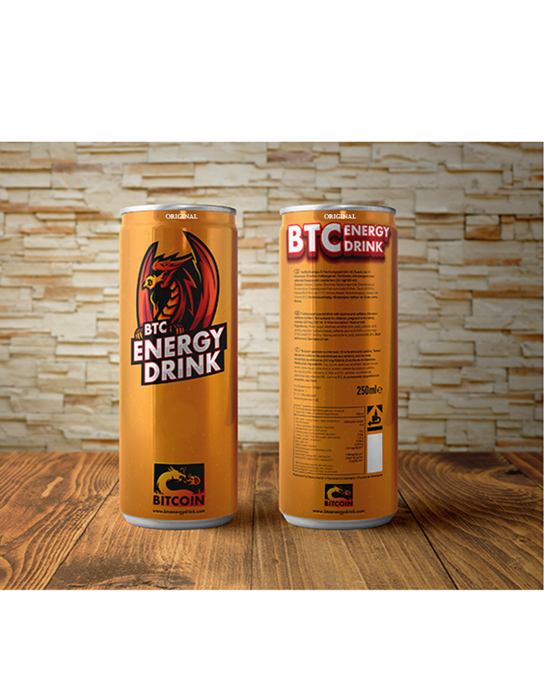BTC Energy Drink Original Orange
