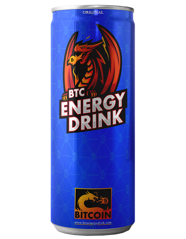 BTC Energy Drink Original Blue